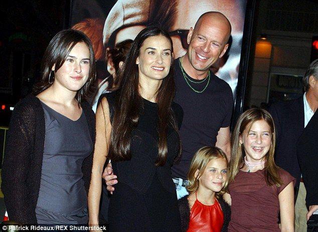 Bruce Willis s rodinou