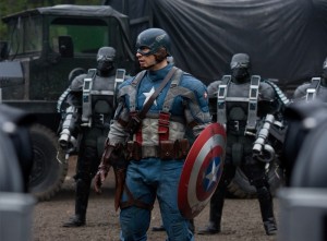 Chris Evans ve filmu <b>Captain America: První Avenger</b>