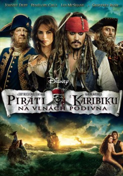 DVD obal filmu Piráti z Karibiku: Na vlnách podivna / Pirates of the Caribbean: On Stranger Tides