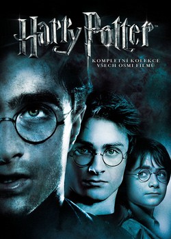 DVD obal komplet Harry Potter