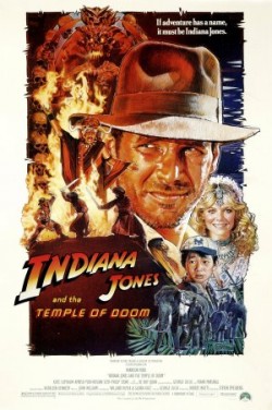 Plakát filmu Indiana Jones a chrám zkázy