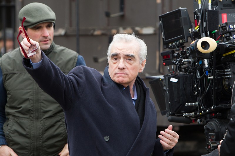 Martin Scorsese při natáčení filmu Hugo a jeho velký objev / Hugo