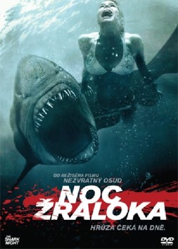 DVD obal filmu Noc žraloka 3D