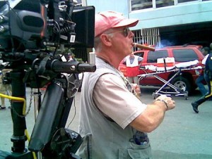 Tony Scott při natáčení filmu <b>Déjà Vu</b>