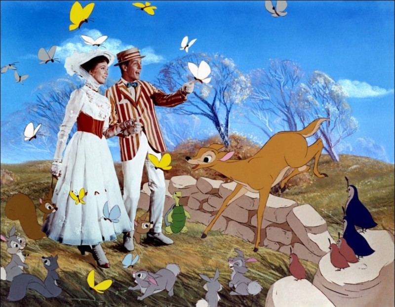 Dick Van Dyke, Julie Andrews ve filmu  / Mary Poppins