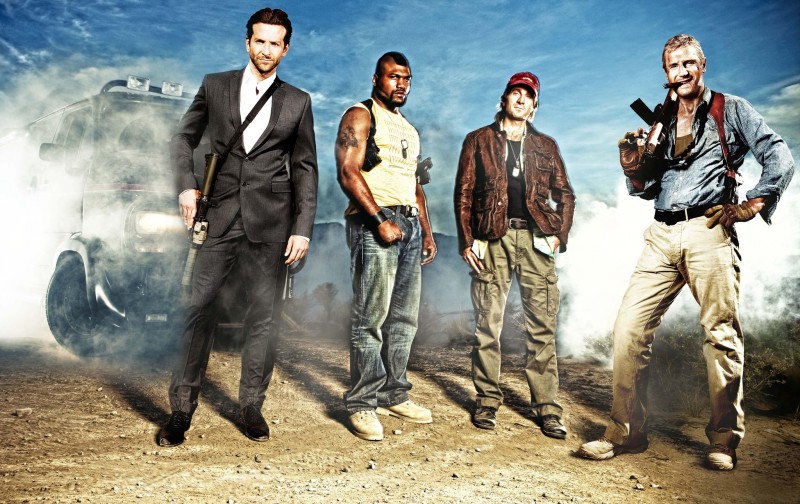 Liam Neeson, Sharlto Copley, Quinton Jackson, Bradley Cooper ve filmu A-Team / The A-Team