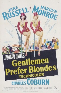 Plakát filmu Páni mají radši blondýnky / Gentlemen Prefer Blondes