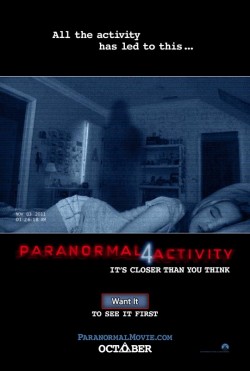 Plakát filmu Paranormal Activity 4