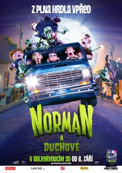 Český plakát filmu Norman a duchové