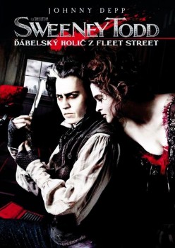 DVD obal filmu Sweeney Todd: Ďábelský holič z Fleet Street / Sweeney Todd: The Demon Barber of Fleet Street