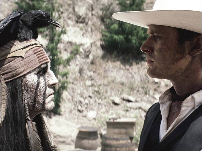 Armie Hammer, Johnny Depp ve filmu Osamělý jezdec / The Lone Ranger