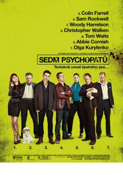Český plakát filmu Sedm psychopatů