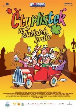 Český plakát filmu Čtyřlístek ve službách krále