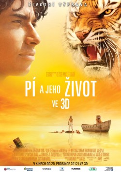 Český plakát filmu Pí a jeho život / Life of Pi