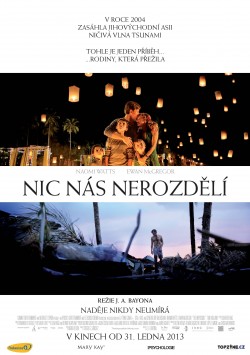 Český plakát filmu Nic nás nerozdělí / The Impossible