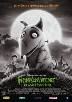 Český plakát filmu Frankenweenie: Domácí mazlíček