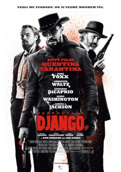 Český plakát filmu Nespoutaný Django