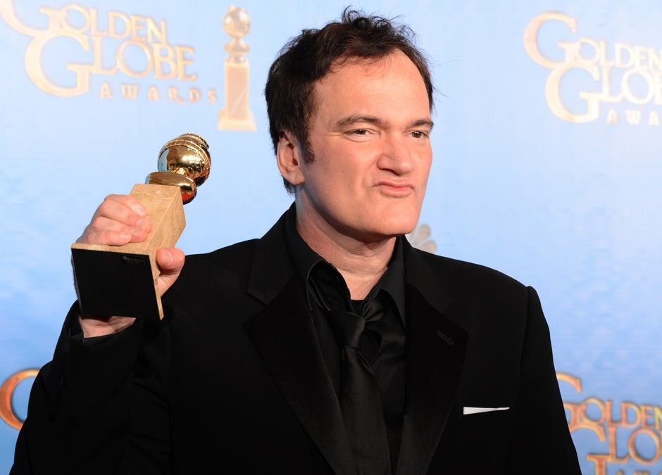 Quentin Tarantino při 70. předávání cen Zlatý Glóbus
