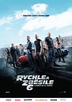 Český plakát filmu Rychle a zběsile 6 / Furious 6
