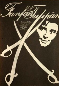 Český plakát filmu Fanfán Tulipán / Fanfan la Tulipe