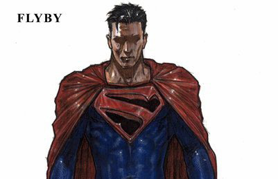 Superman Flyby - náhled obleku