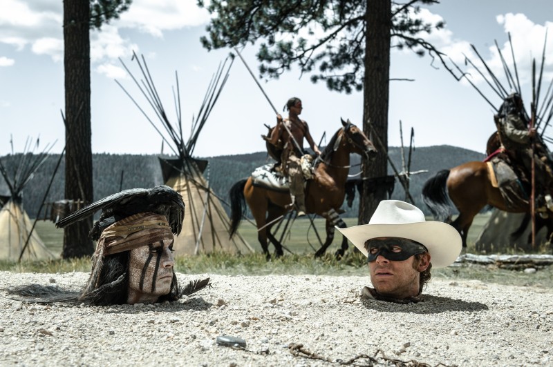 Johnny Depp, Armie Hammer ve filmu Osamělý jezdec / The Lone Ranger
