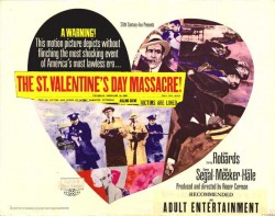 Plakát filmu Masakr na sv. Valentina / The St. Valentine's Day Massacre