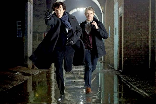 Benedict Cumberbatch, Martin Freeman ve filmu Sherlock / Sherlock