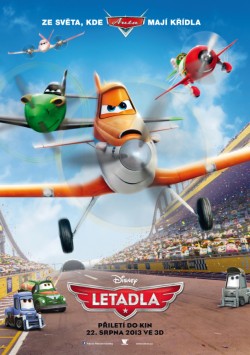 Český plakát filmu Letadla / Planes