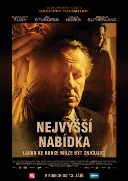 Český plakát filmu Nejvyšší nabídka / La migliore offerta
