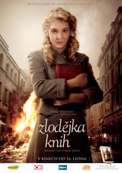 Český plakát filmu Zlodějka knih / The Book Thief