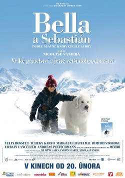 Český plakát filmu Bella a Sebastián / Belle et Sébastien