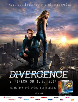 Český plakát filmu Divergence / Divergent