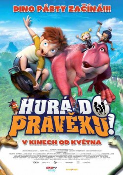 Český plakát filmu Hurá do pravěku! / Dino Time