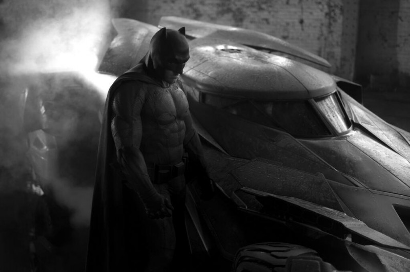 Ben Affleck při natáčení filmu  / Batman vs. Superman