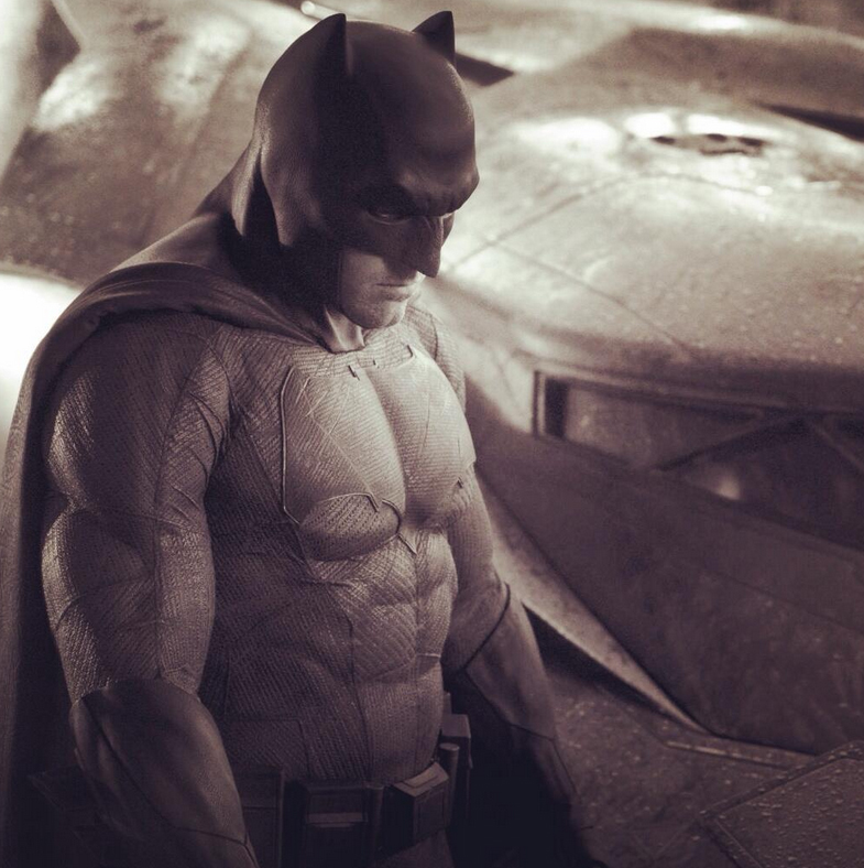 Ben Affleck při natáčení filmu  / Batman vs. Superman