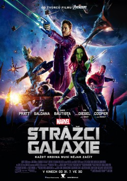 Český plakát filmu Strážci Galaxie / Guardians of the Galaxy