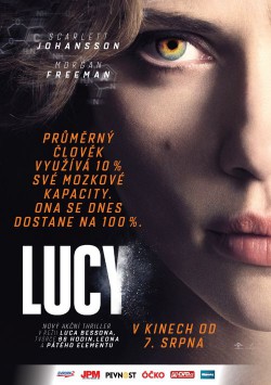 Český plakát filmu Lucy / Lucy