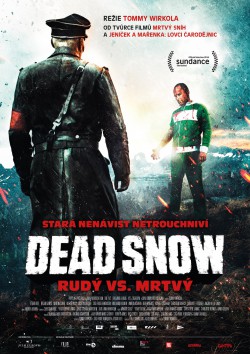 Český plakát filmu Dead Snow: Rudý vs. Mrtvý / Død snø 2