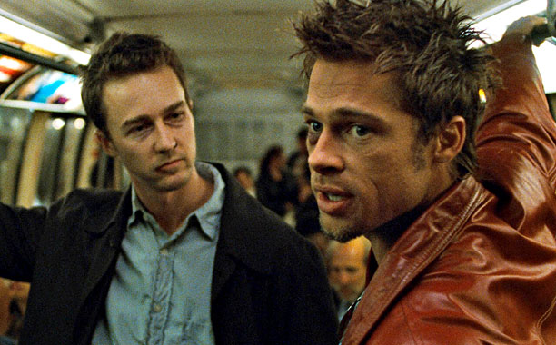 Brad Pitt, Edward Norton ve filmu Klub rváčů / Fight Club