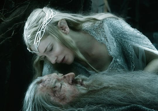 Ian McKellen, Cate Blanchett ve filmu Hobit: Bitva pěti armád / The Hobbit: The Battle of the Five Armies
