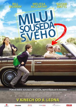 Český plakát filmu Miluj souseda svého / St. Vincent