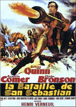 Plakát filmu Zbraně pro San Sebastian / La bataille de San Sebastian