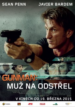 Český plakát filmu Gunman: Muž na odstřel / The Gunman