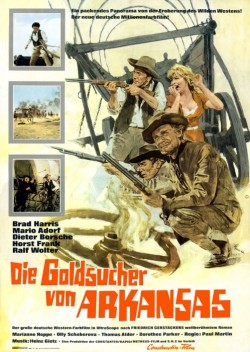 Plakát filmu Zlatokopové z Arkansasu / Die Goldsucher von Arkansas