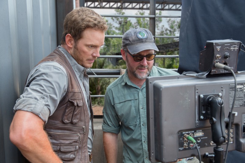 Chris Pratt, Colin Trevorrow ve filmu Jurský svět / 