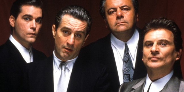 Paul Sorvino, Joe Pesci, Ray Liotta, Robert De Niro ve filmu Mafiáni / Goodfellas