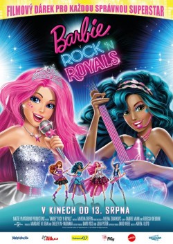 Český plakát filmu Barbie Rock’n Royals / Barbie in Rock 'n Royals