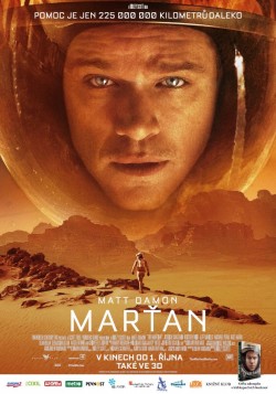 Český plakát filmu Marťan / The Martian
