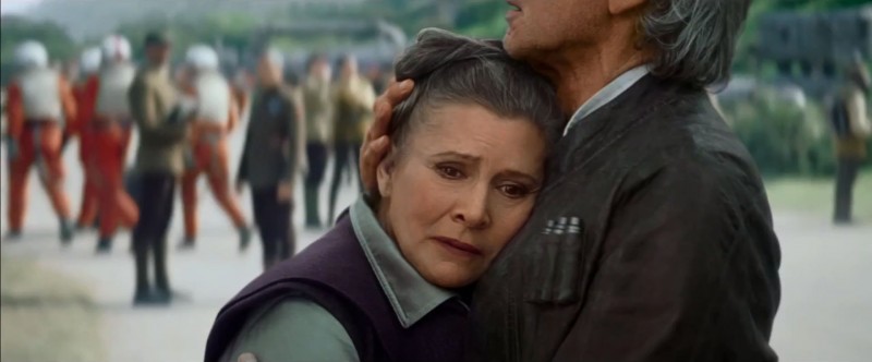 Carrie Fisher, Harrison Ford ve filmu Star Wars: Síla se probouzí / 